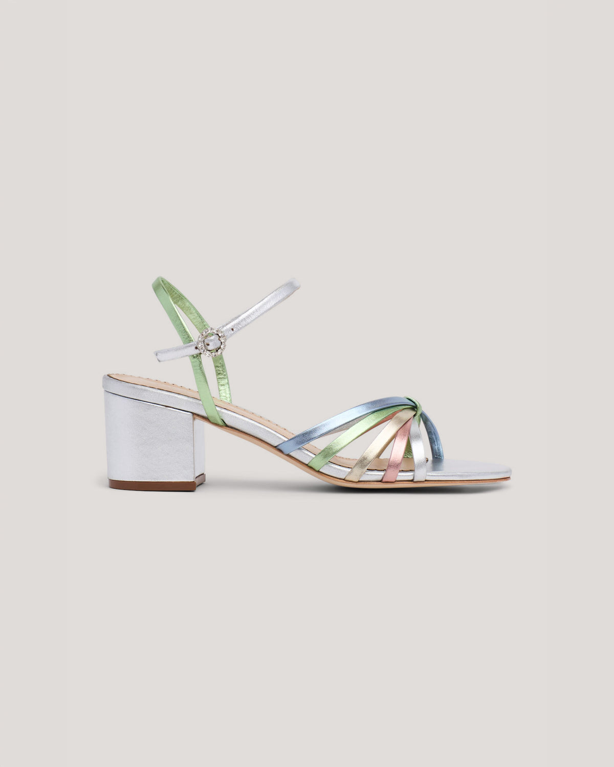 Cinq à Sept Nicole Strappy Metallic Block