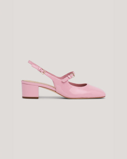 Cinq à Sept Diana Patent Slingback Block Heel