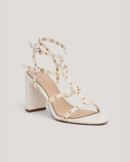 Cinq à Sept Maisie Strappy Grommet Block Heel