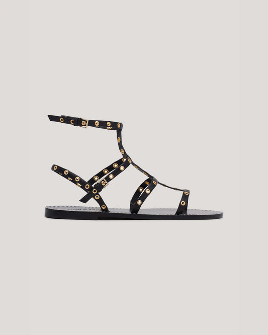 Cinq à Sept Ariella Strappy Grommet Sandal