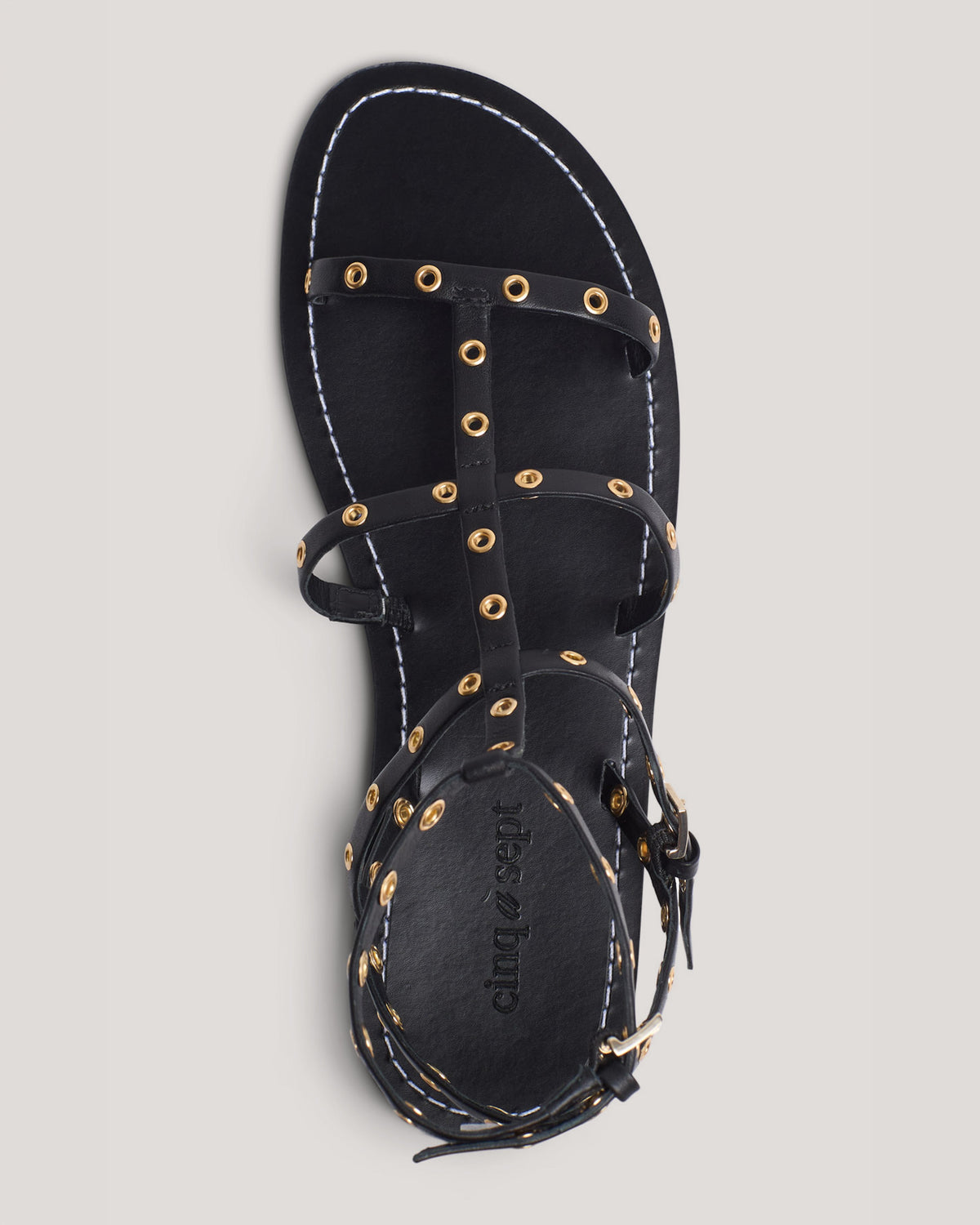 Cinq à Sept Ariella Strappy Grommet Sandal