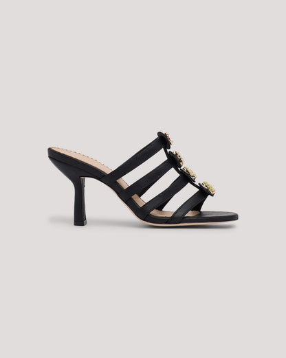 Cinq à Sept Emmy Crystal Flower Heeled San