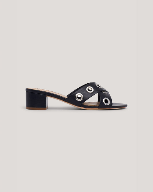 Cinq à Sept Maya Criss Cross Grommets Sandal
