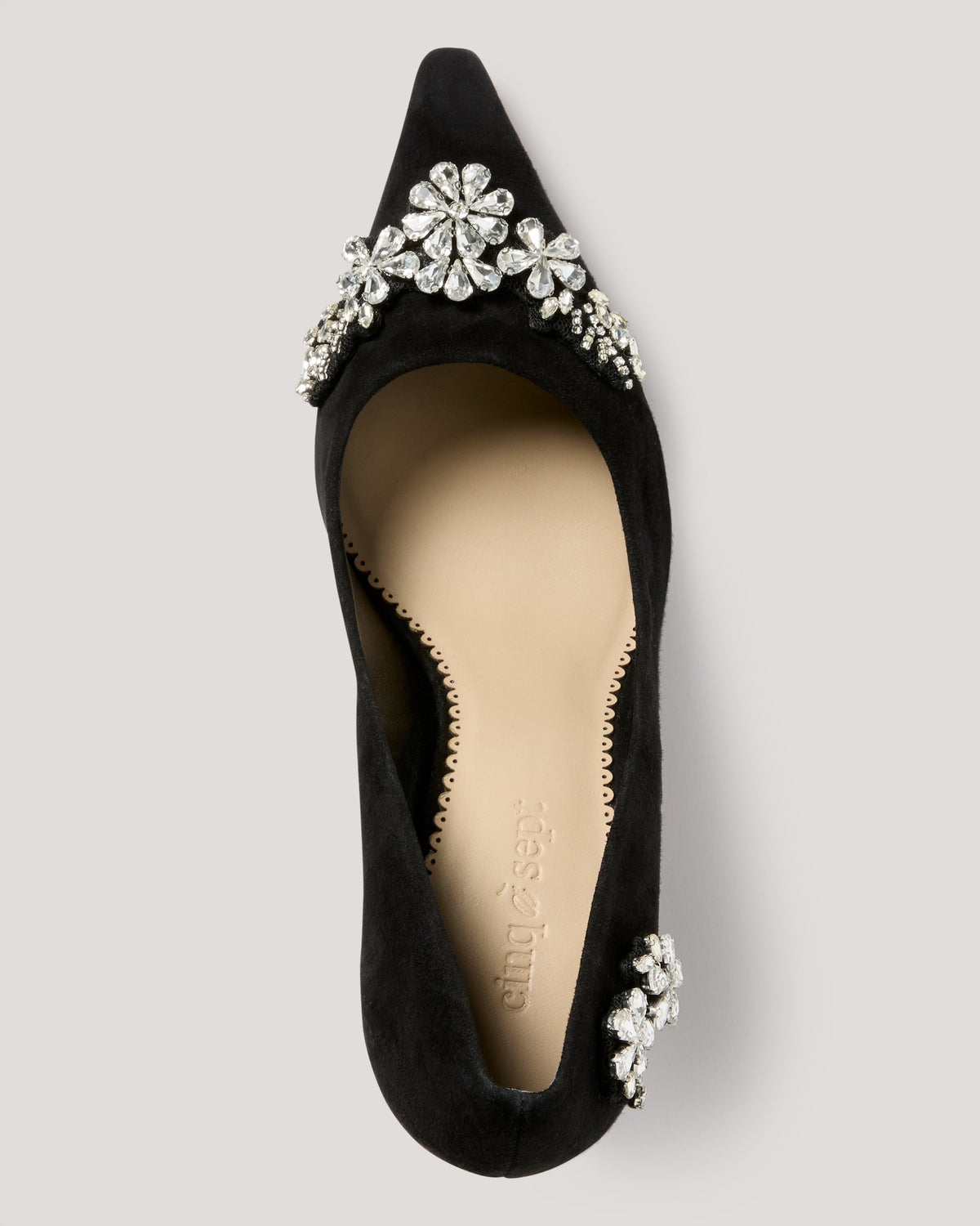 Cinq à Sept Jodie Crystal Applique Pump