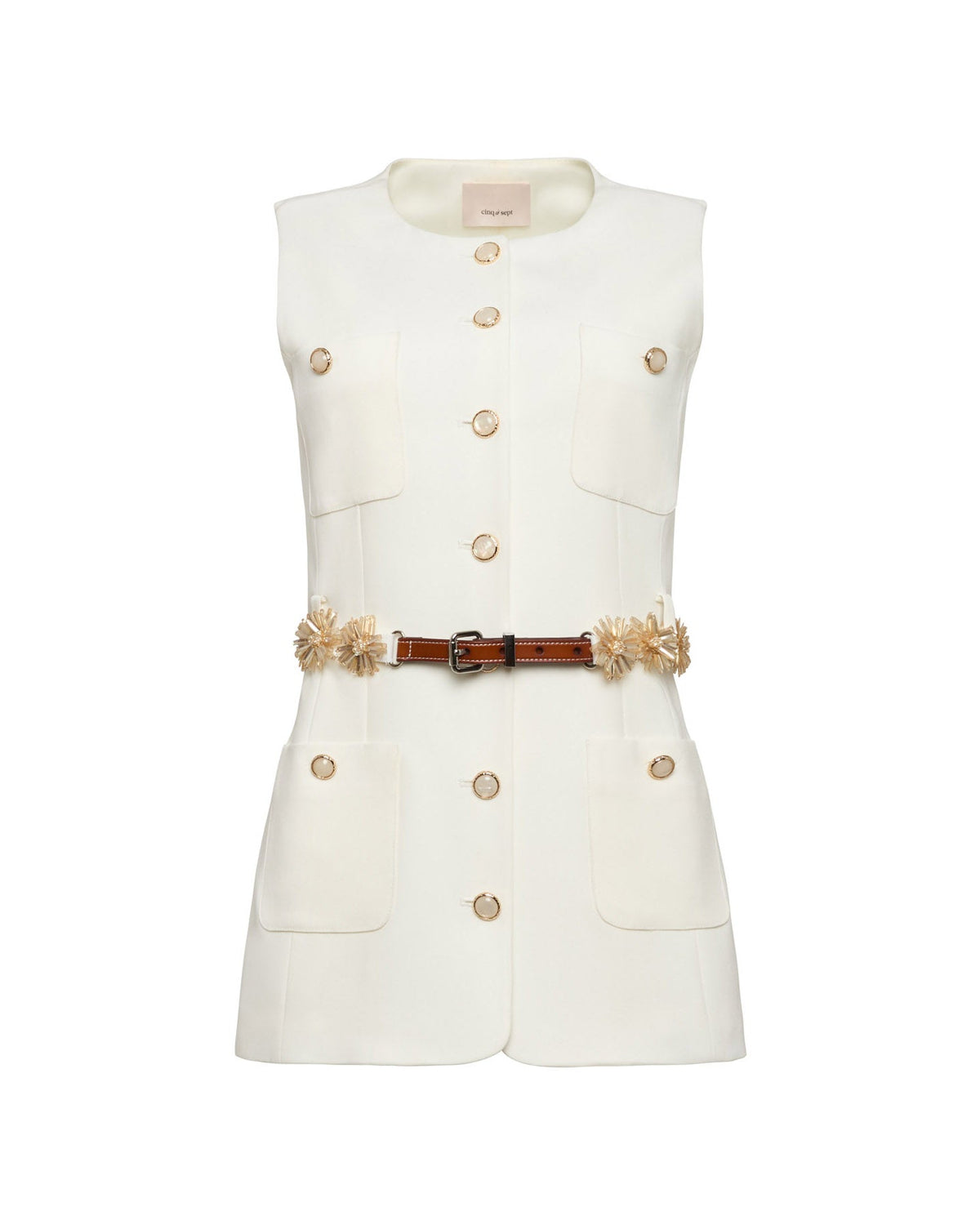 Cinq à Sept Sunflare Belt Kole Vest