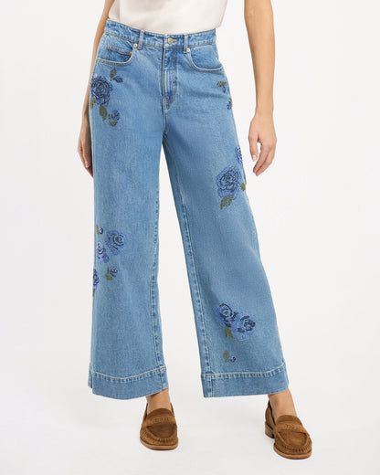 Cinq à Sept Heatset Roses Betsy Jeans