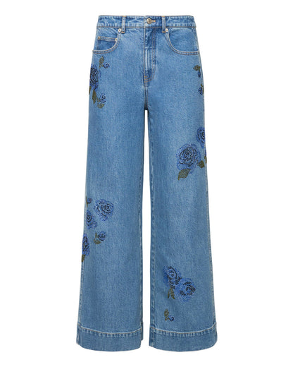 Cinq à Sept Heatset Roses Betsy Jeans