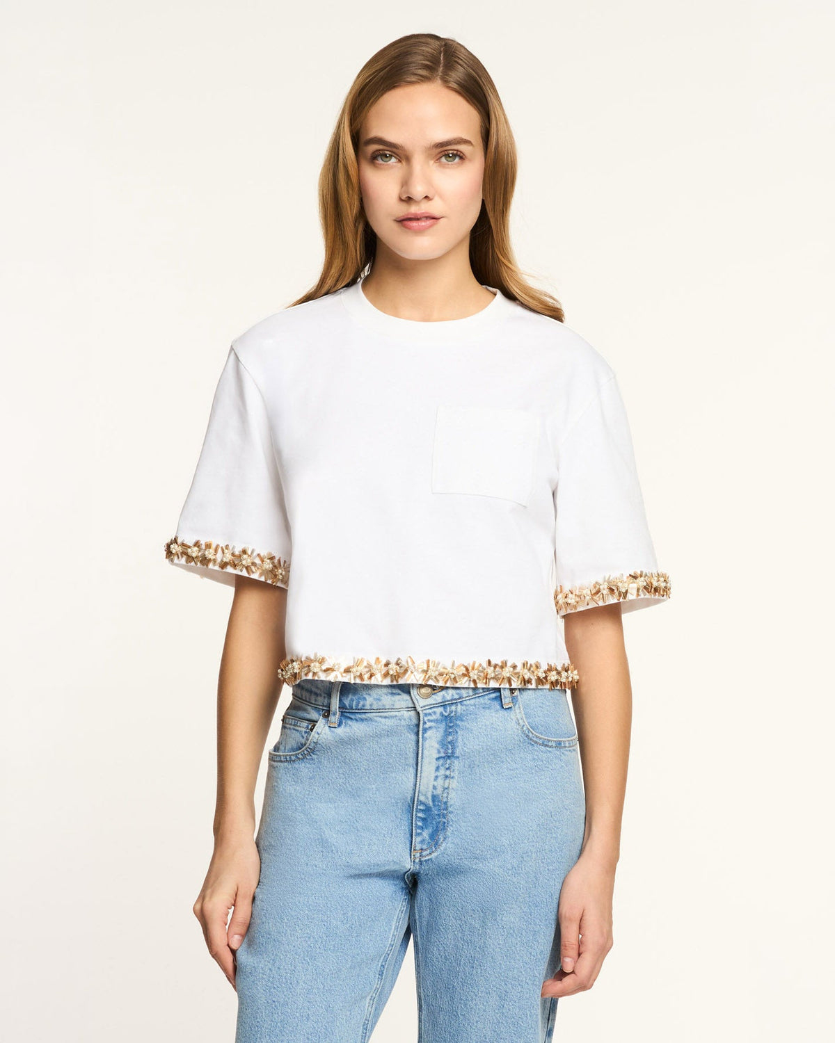 Cinq à Sept Sunflare Florals Asa Top