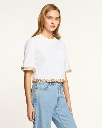 Cinq à Sept Sunflare Florals Asa Top