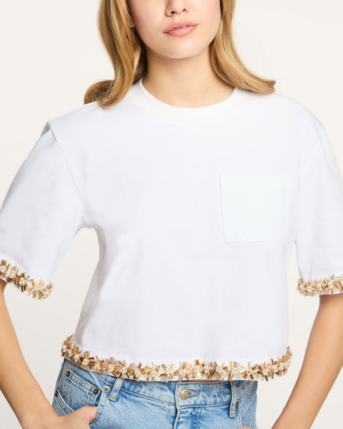 Cinq à Sept Sunflare Florals Asa Top