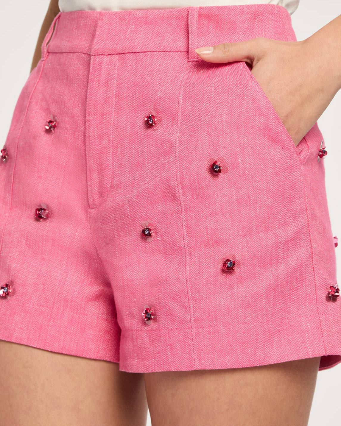 Cinq à Sept Wildflower Paillette Tora Short
