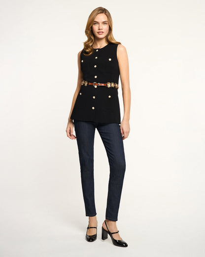 Cinq à Sept Sunflare Belt Kole Vest