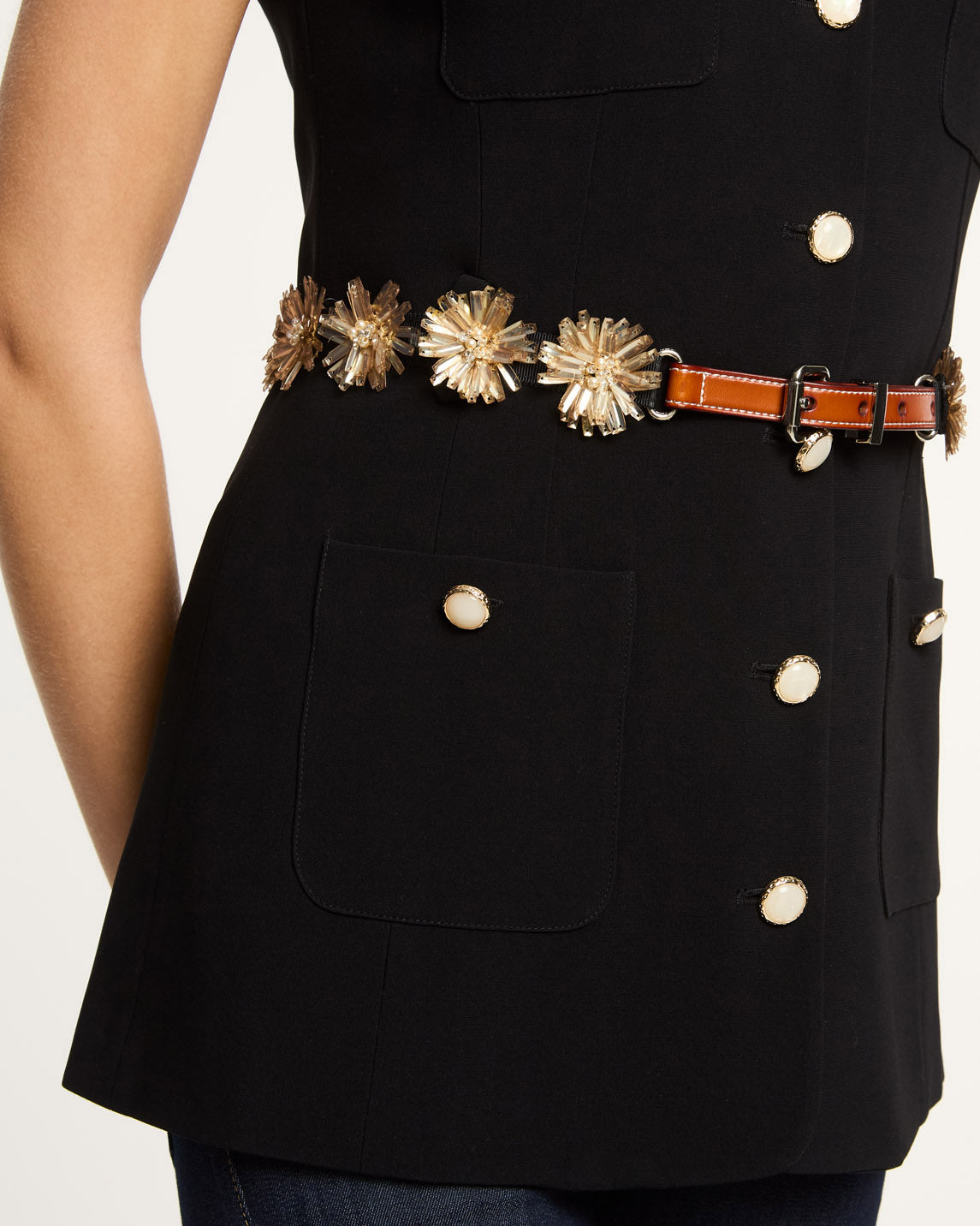 Cinq à Sept Sunflare Belt Kole Vest