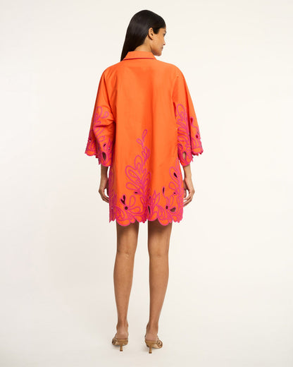 Cinq à Sept Paisley Bloom Embroidered Arcia Kaftan