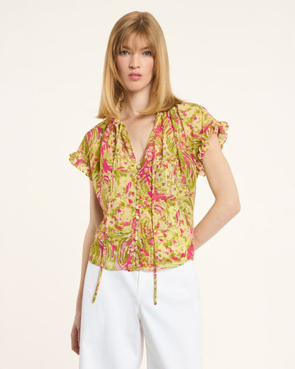 Cinq à Sept Daisy Swirl Jenise Top