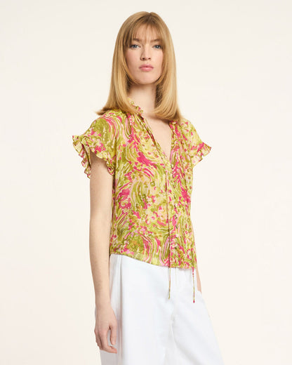 Cinq à Sept Daisy Swirl Jenise Top