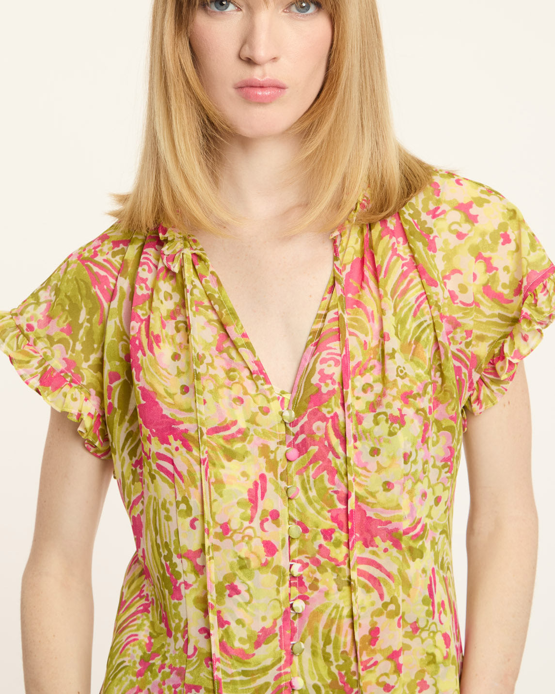 Cinq à Sept Daisy Swirl Jenise Top