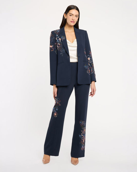 Cinq à Sept Blooming Linework Karlie Blazer