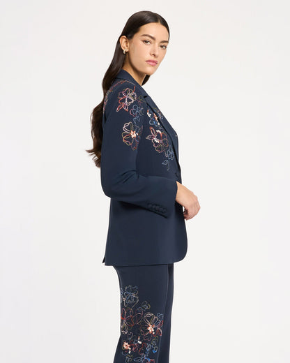 Cinq à Sept Blooming Linework Karlie Blazer