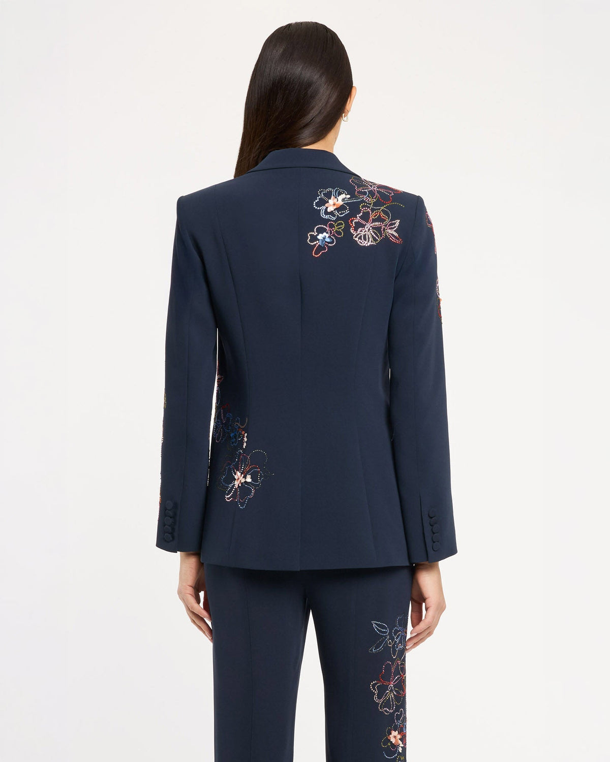 Cinq à Sept Blooming Linework Karlie Blazer