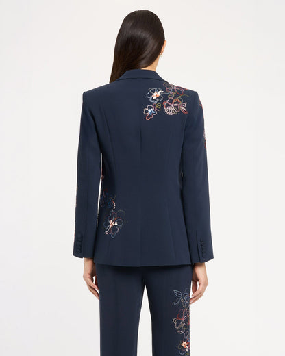 Cinq à Sept Blooming Linework Karlie Blazer