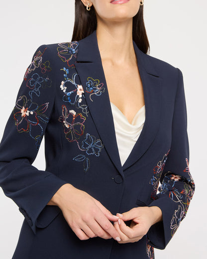 Cinq à Sept Blooming Linework Karlie Blazer