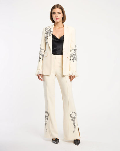 Cinq à Sept Cascading Ribbon Cheyenne Blazer