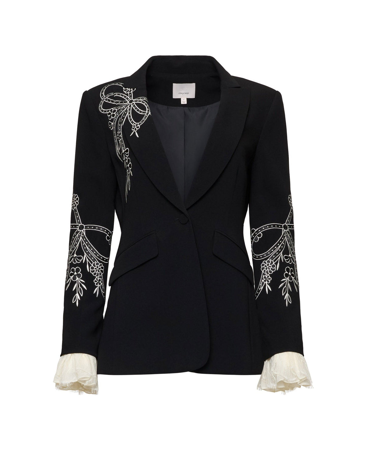 Cinq à Sept Cascading Ribbon Cheyenne Blazer