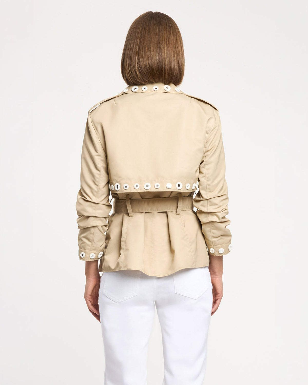 Cinq à Sept Crochet Mirrors Short Yates Trench