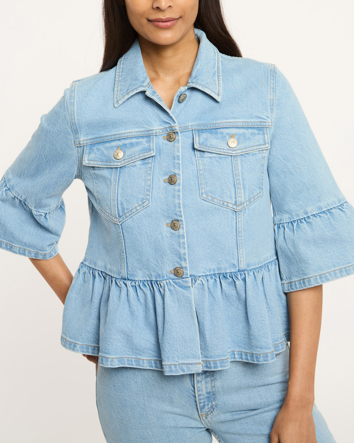 Cinq à Sept Mandie Jean Jacket