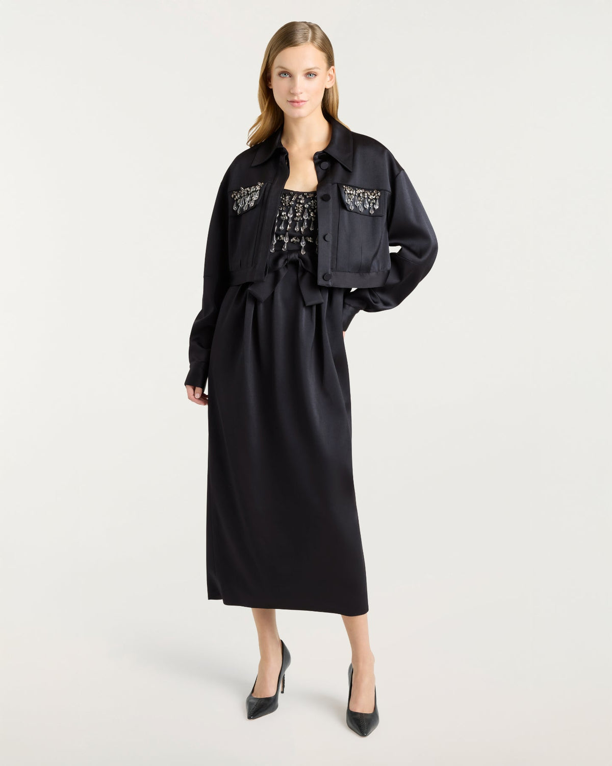 Cinq à Sept Layered Gemstone Damoni Jacket
