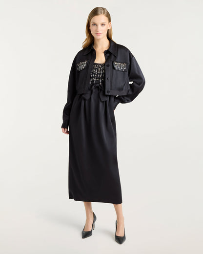 Cinq à Sept Layered Gemstone Damoni Jacket