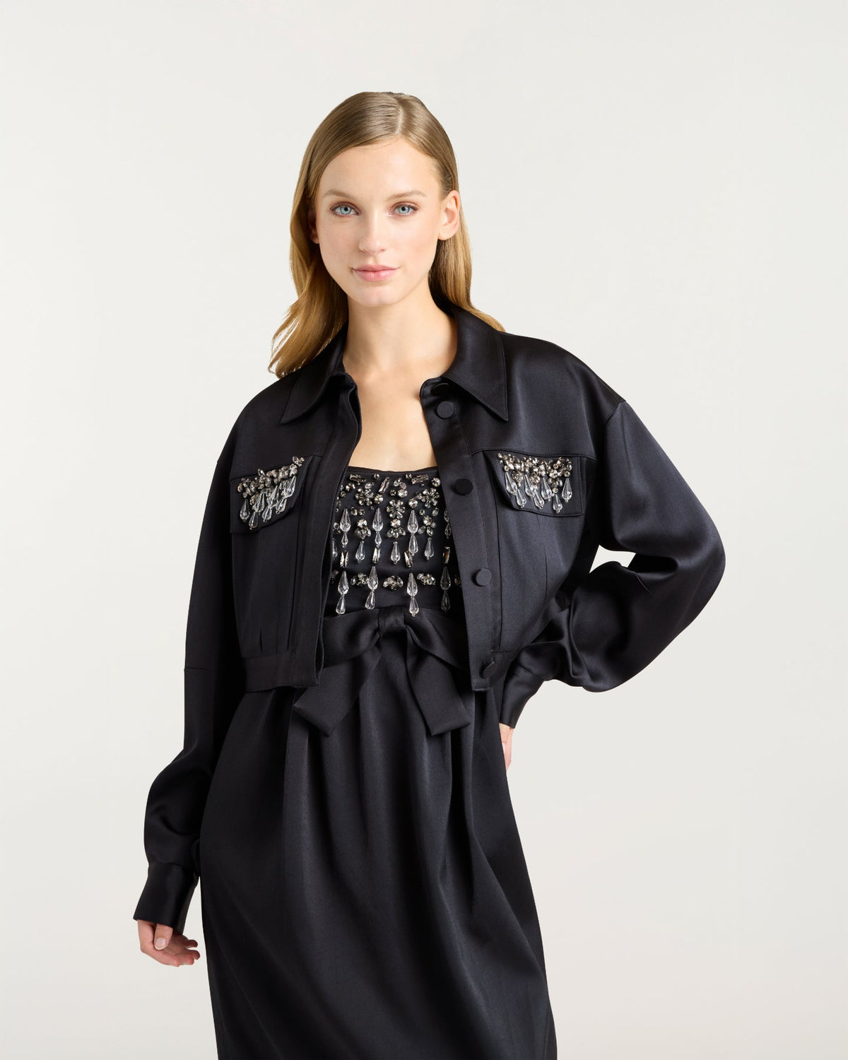 Cinq à Sept Layered Gemstone Damoni Jacket