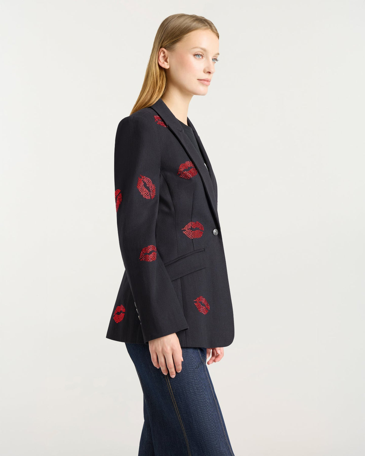 Cinq à Sept Kissing Booth Cheyenne Jean Blazer