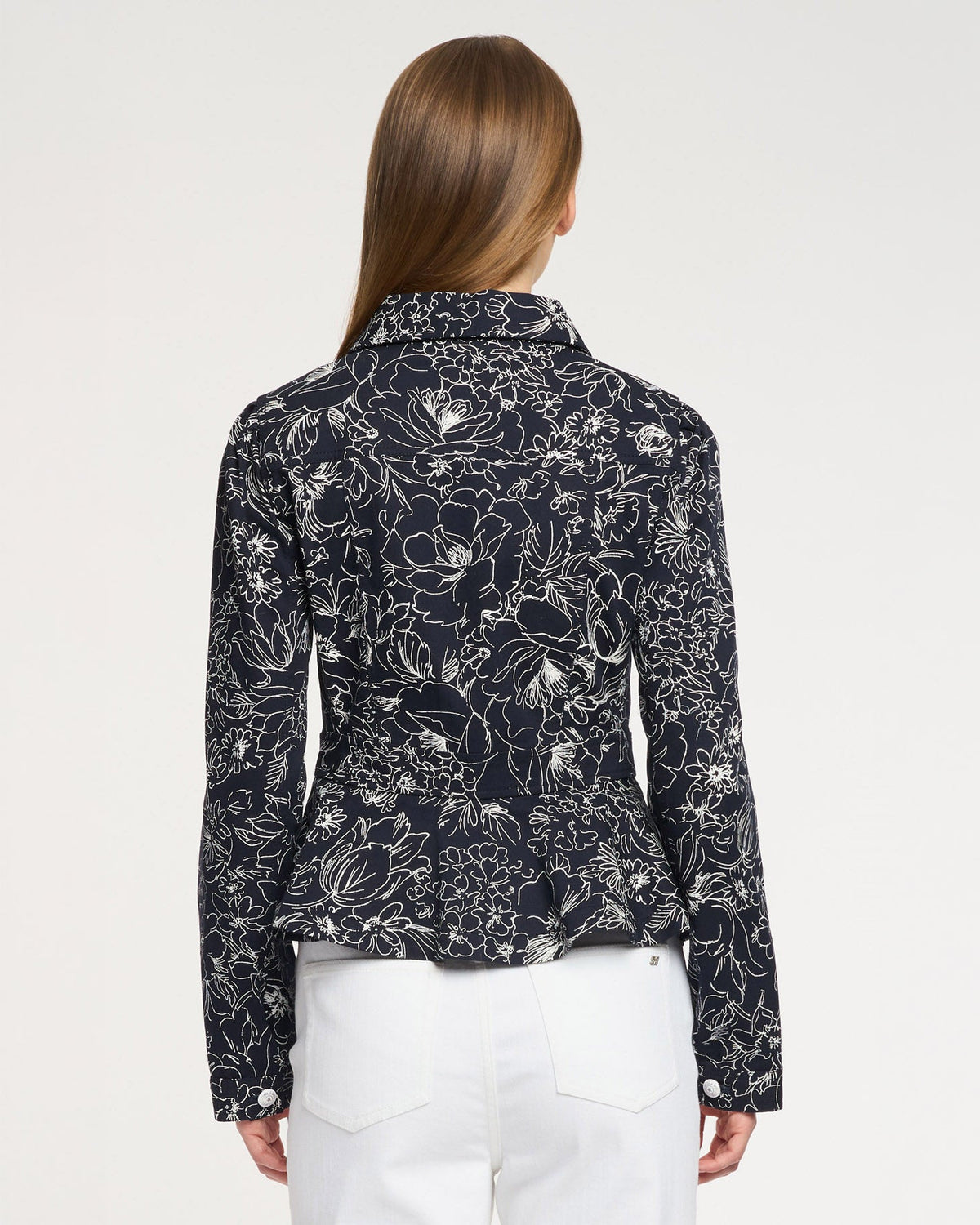 Cinq à Sept Garden Doodle Lainy Jacket