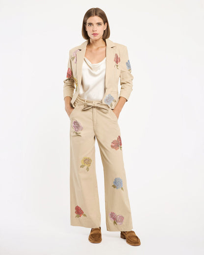 Cinq à Sept Heatset Roses Le Petit Khloe Blazer