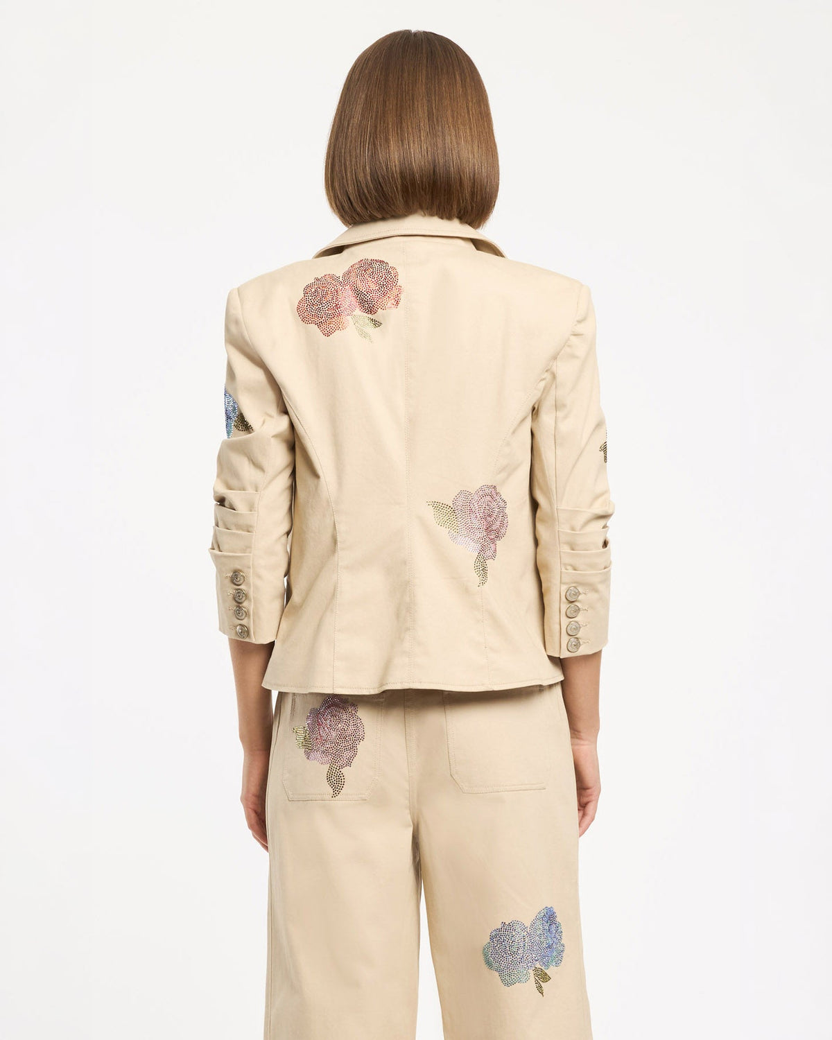 Cinq à Sept Heatset Roses Le Petit Khloe Blazer