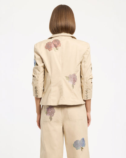 Cinq à Sept Heatset Roses Le Petit Khloe Blazer