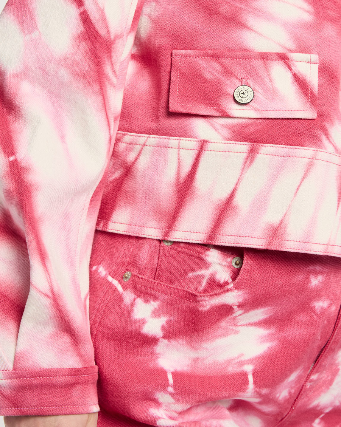 Cinq à Sept Tie Dye Harriet Jean Jacket