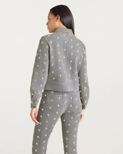 Cinq à Sept Studded Harriet Jean Jacket