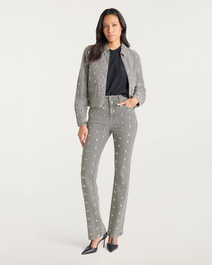 Cinq à Sept Studded Harriet Jean Jacket
