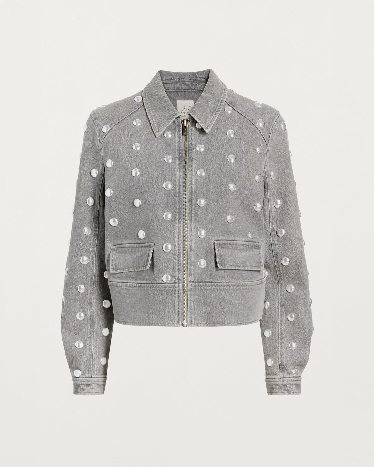 Cinq à Sept Studded Harriet Jean Jacket