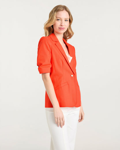 Cinq à Sept Short Sleeve Khloe Jean Blazer