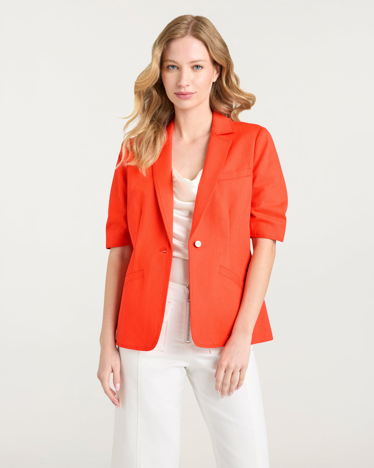 Cinq à Sept Short Sleeve Khloe Jean Blazer