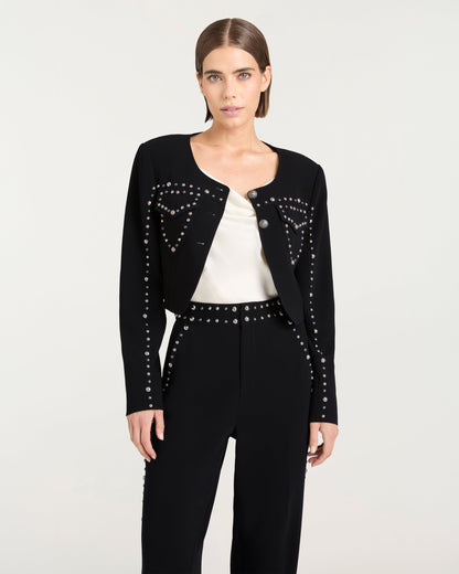 Cinq à Sept Studded Olga Jacket