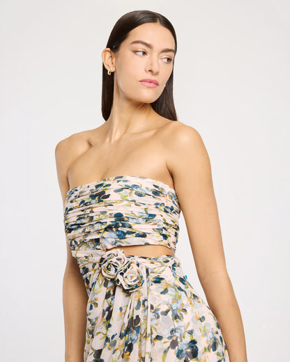 Cinq à Sept Trailing Iris Magy Gown