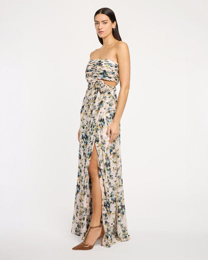 Cinq à Sept Trailing Iris Magy Gown