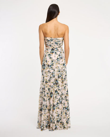 Cinq à Sept Trailing Iris Magy Gown