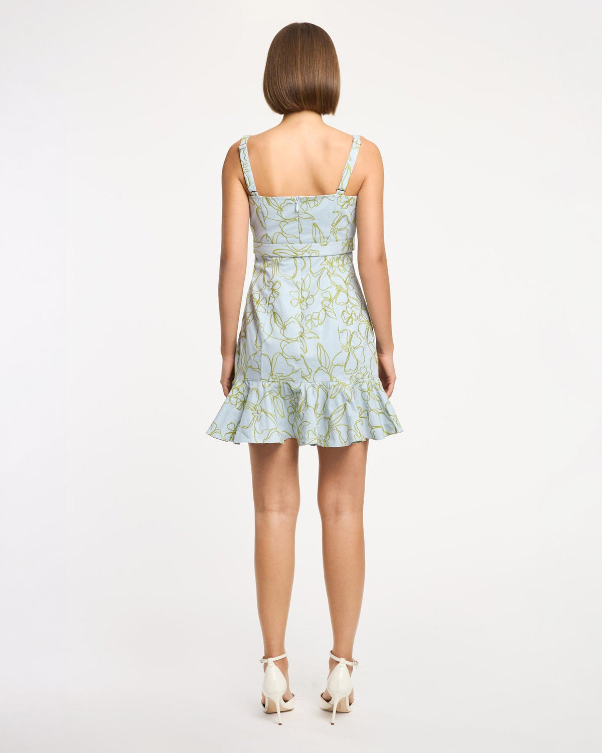 Cinq à Sept Embroidered Malva Floral Tonya Dress