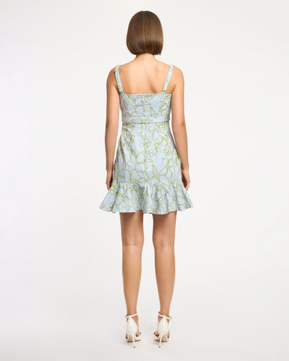 Cinq à Sept Embroidered Malva Floral Tonya Dress